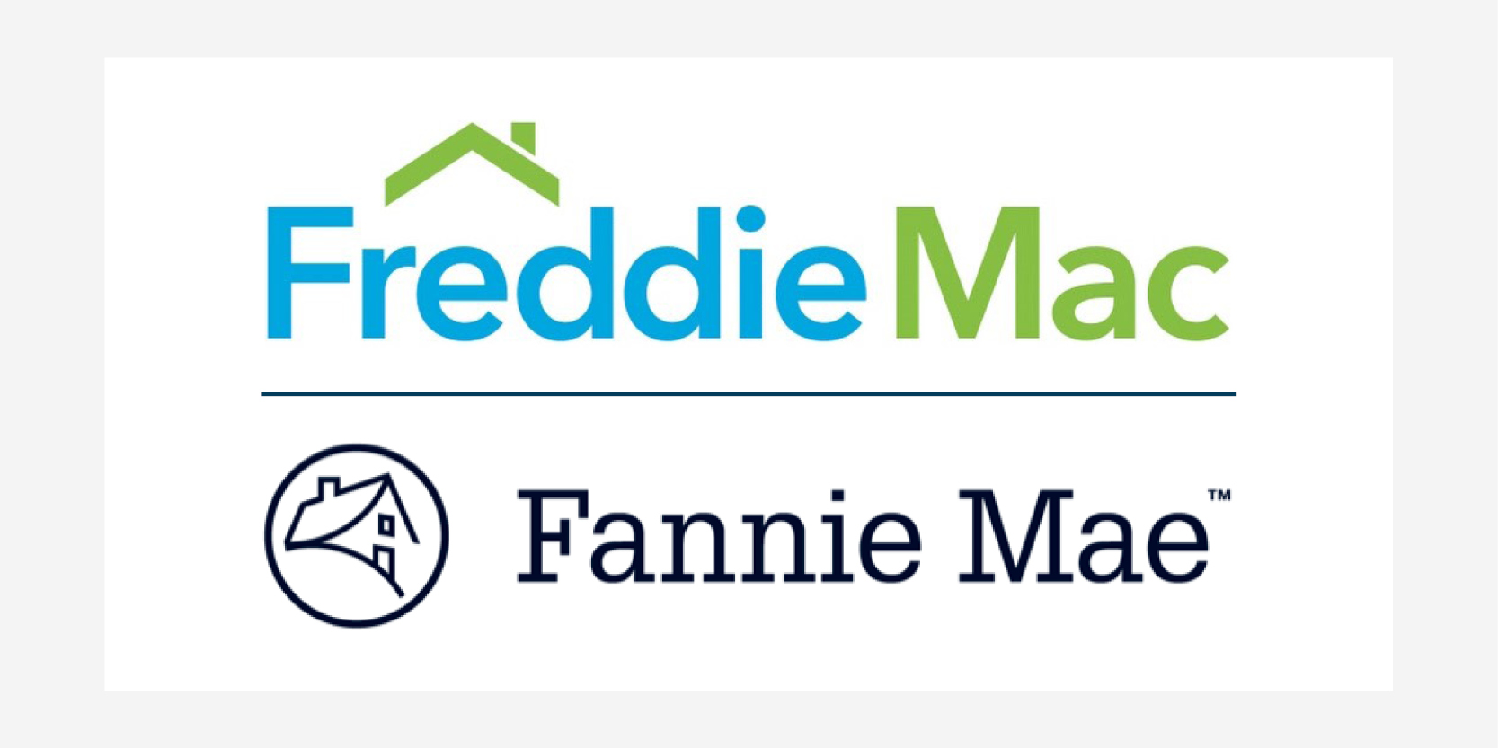 Freddie Mac and Fannie Mae logos
