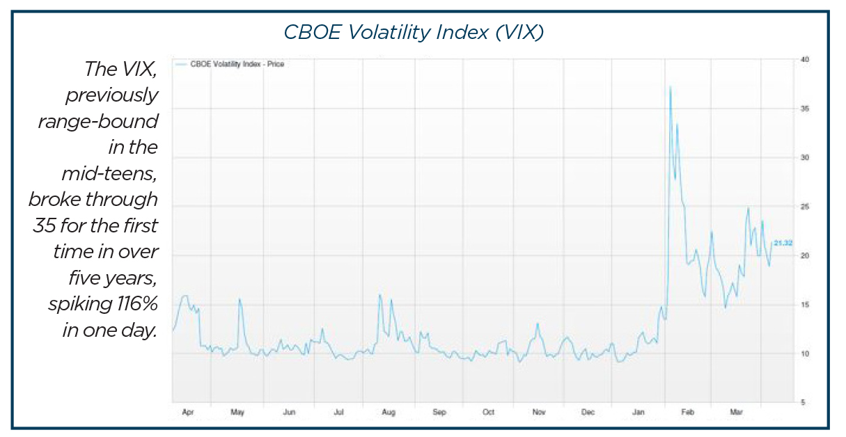 CBOE Volatility Index graph
