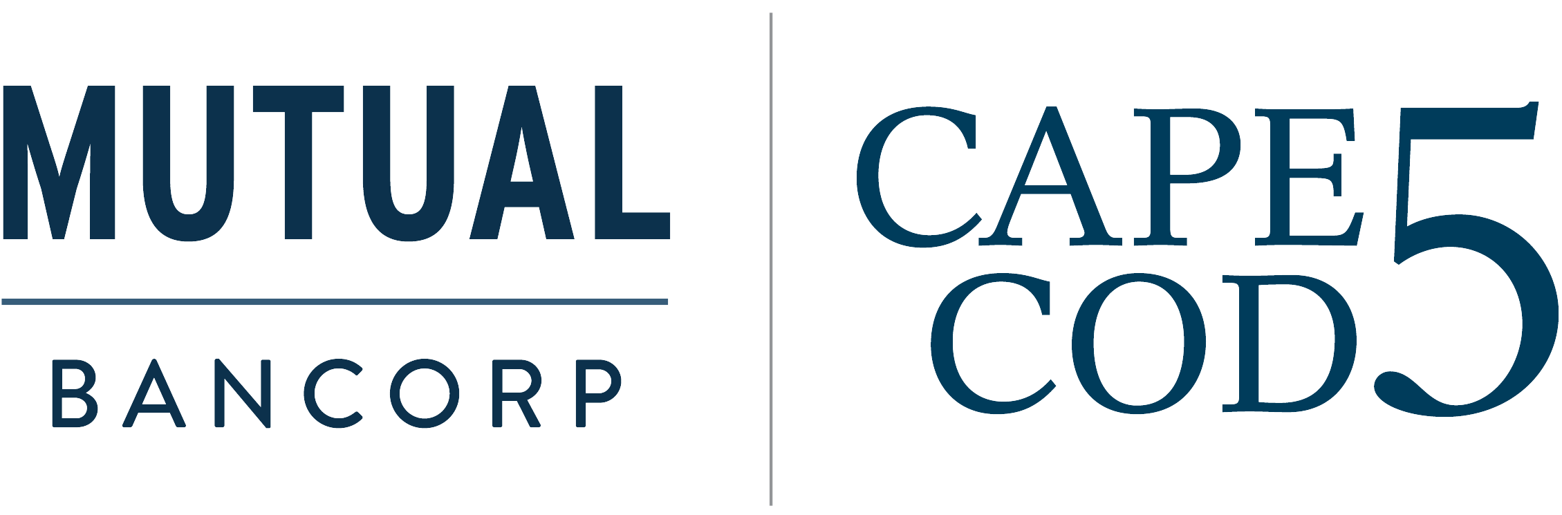 Mutual Bancorp and Cape Cod 5 Logos