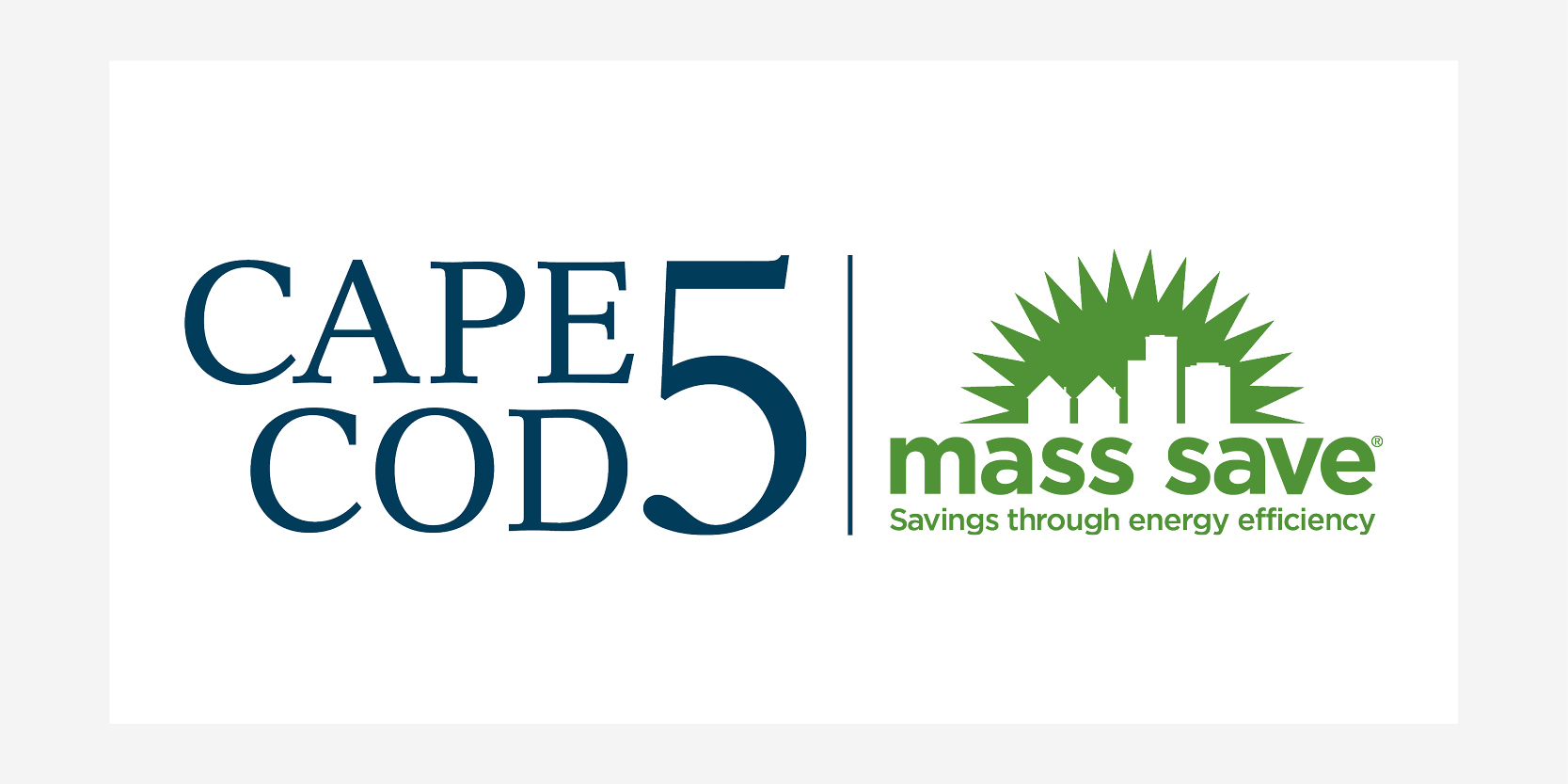 Cape Cod 5 and Mass Save® logos