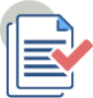 Paperwork with checkmark icon