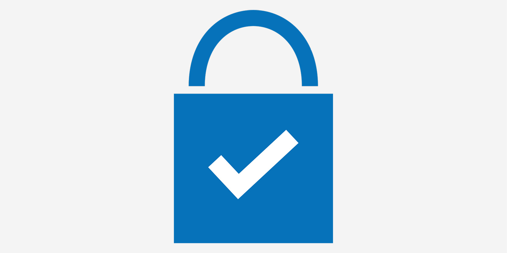 lock with check mark