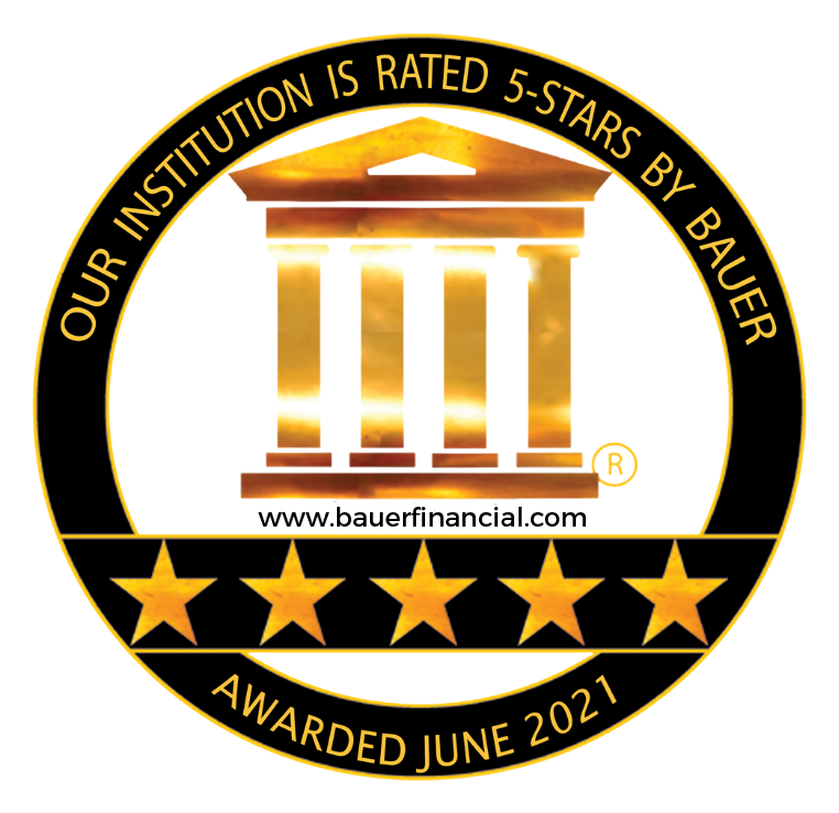 Bauer Financial 5 Star Rating badge
