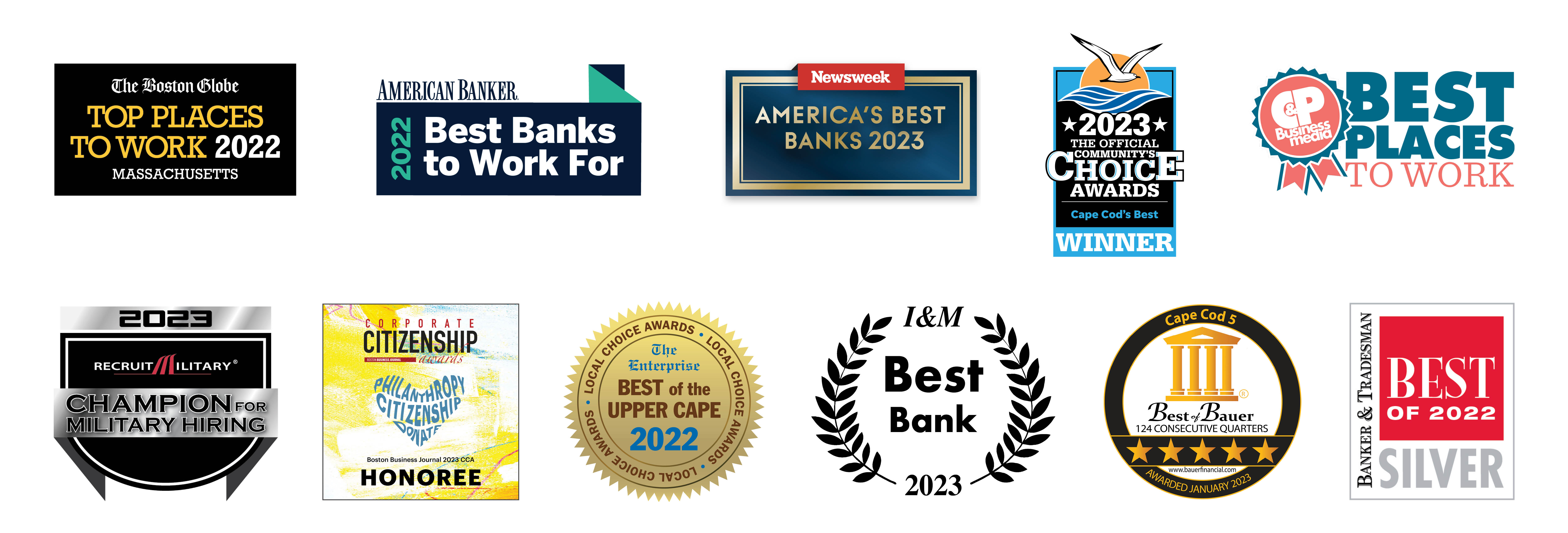 Awards & Recognition badges