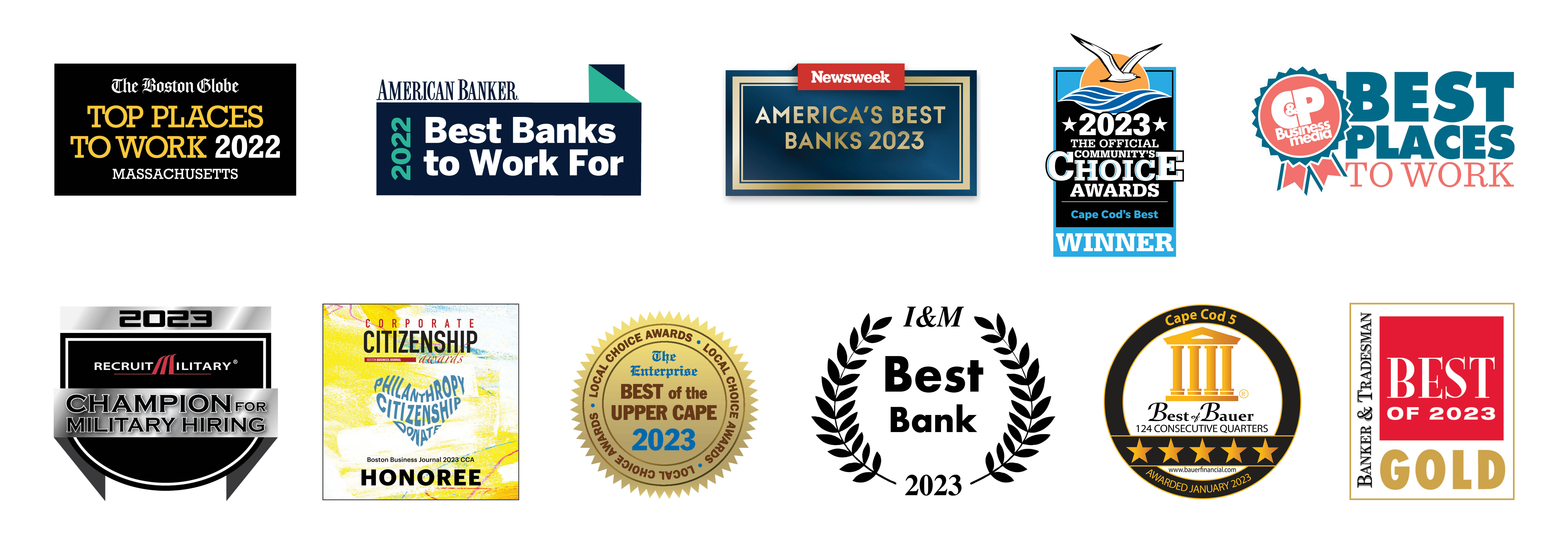 Awards & Recognition badges