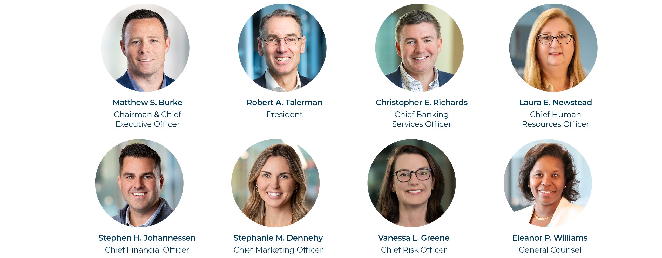 Executive Management Team headshots