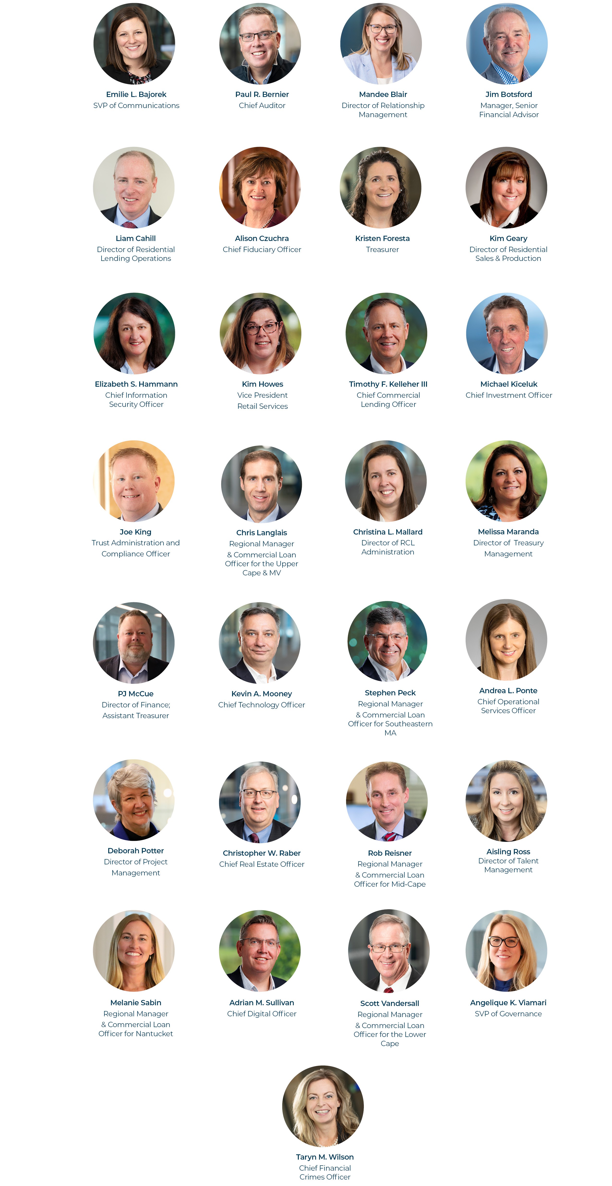 Senior Leadership Team headshots