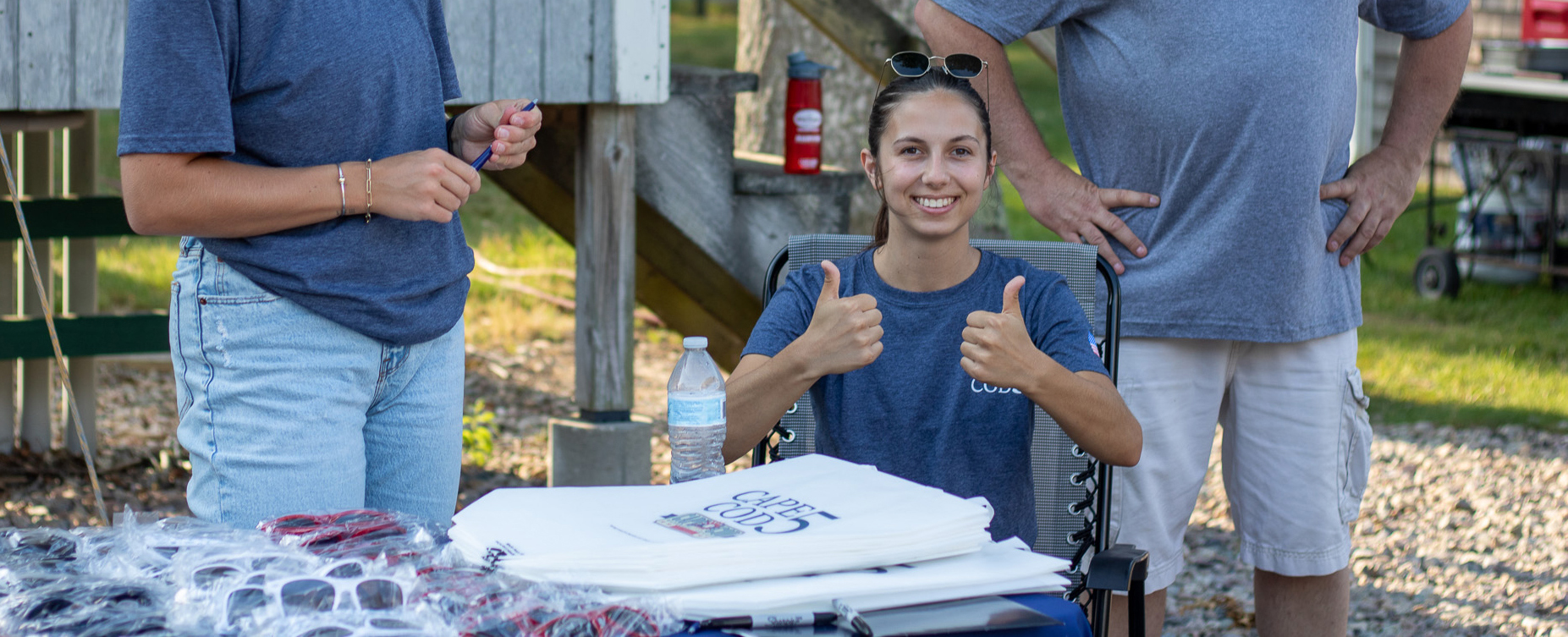 Cape Cod 5 Intern at CCBL event