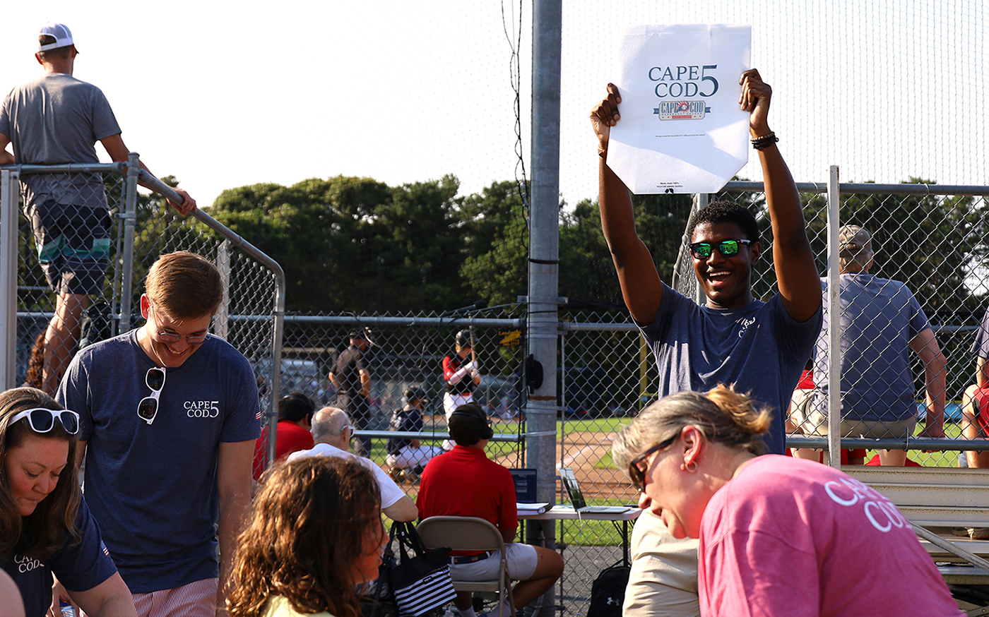 Cape Cod 5 Interns at CCBL game