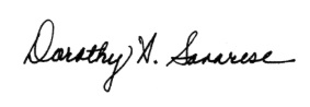 Dorothy Savarese Signature