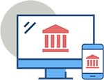 Online & mobile banking icon