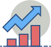 Investment graph icon