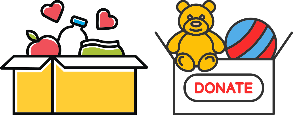 Holiday Food and Toy Drive graphic