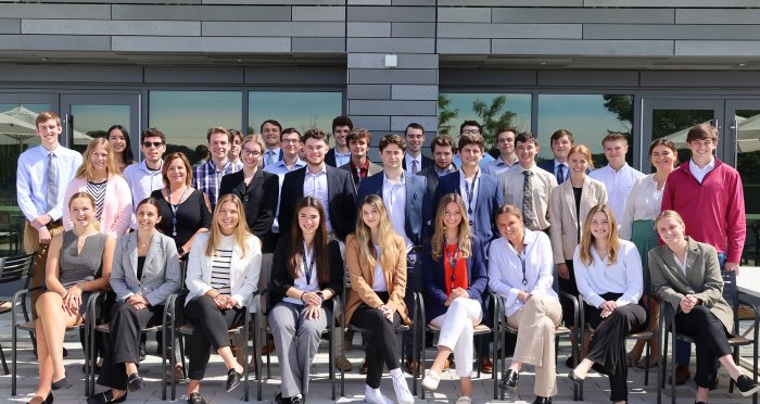 Group photo of Cape Cod 5 interns