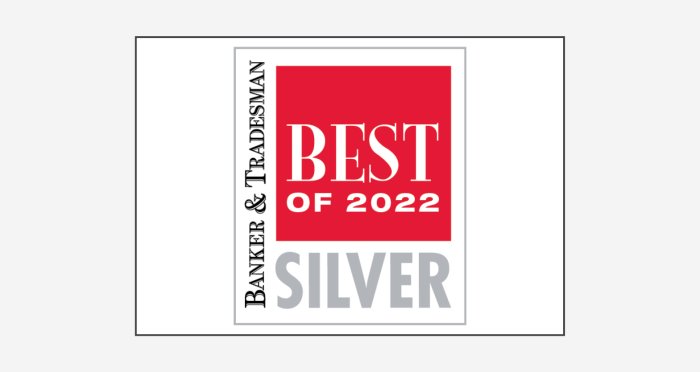 Banker and Tradesmen Best of 2022 Silver badge