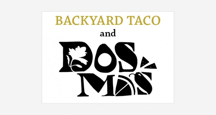 Backyard Taco and Dos Mas logos