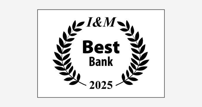 I&M Nantucket Best Bank Award 2025 Badge