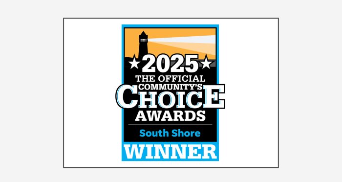 South Shore Community Choice Award 2025 Badge