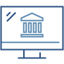 Online banking icon