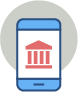 Mobile banking icon