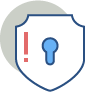 Lock with exclamation mark icon
